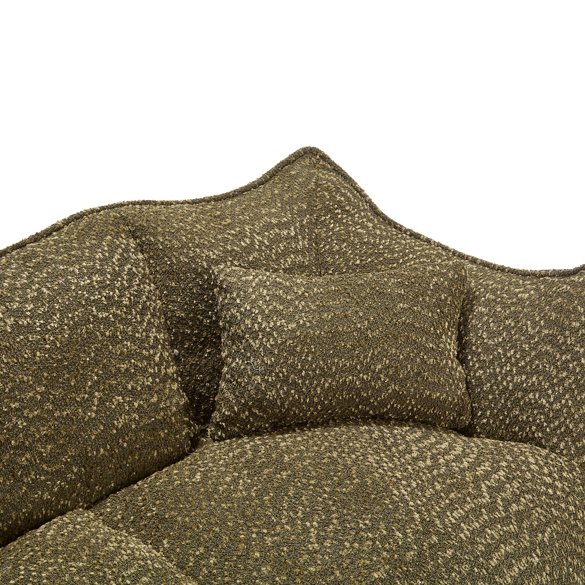 Soft beanbag chair with high resilience foam core for two people. The comfortable square recliner sofa is ideal for family members and friends engaged in games, reading, watching TV