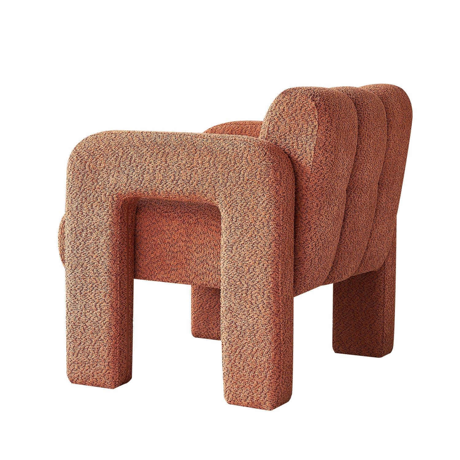 31.10 Wide Boucle Upholstered Accent Chair