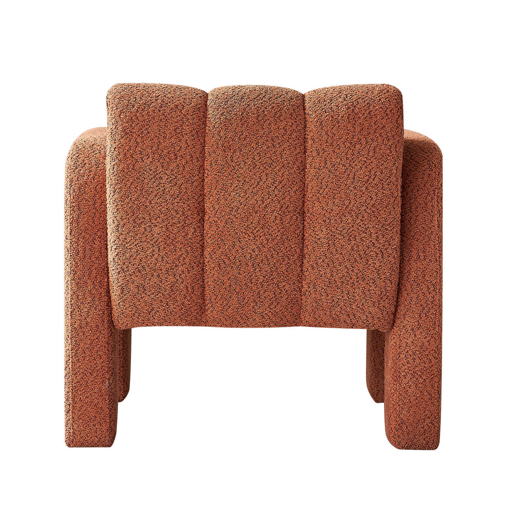 31.10 Wide Boucle Upholstered Accent Chair
