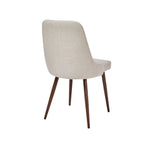 Oslo Modern Upholstery Side Dining Chair Set of 2, Beige
