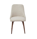 Oslo Modern Upholstery Side Dining Chair Set of 2, Beige