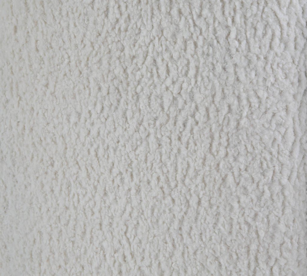 Osmash White Teddy Sherpa Sofa