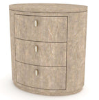 Oval Nightstand - Toffee Nightstands