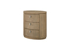 Oval Nightstand - Toffee Nightstands