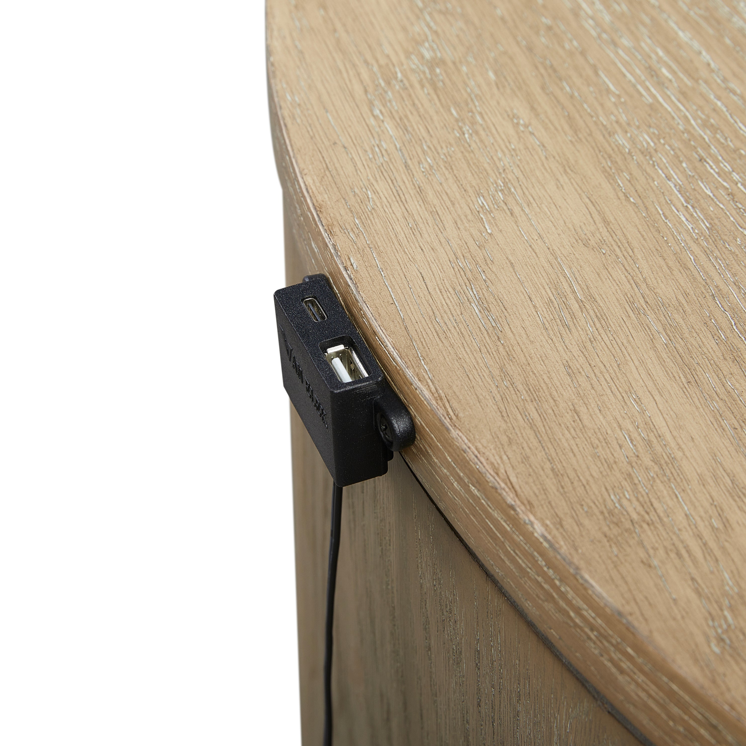 Oval Nightstand - Toffee Nightstands