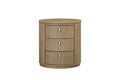 Oval Nightstand - Toffee Nightstands