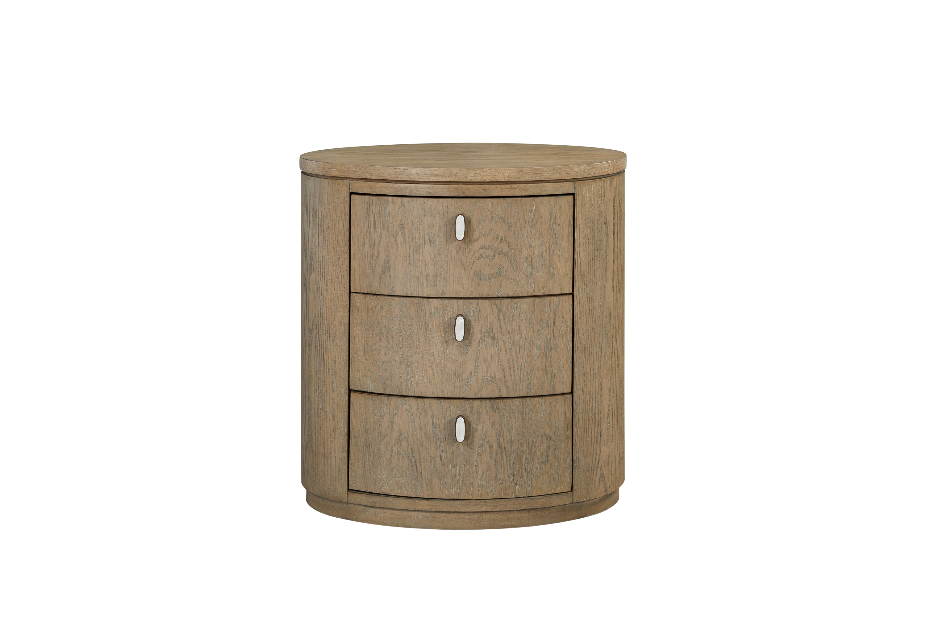 Oval Nightstand - Toffee Nightstands