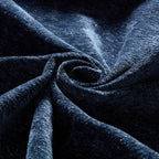 Oversized Modern Chenille Modular Sectional Sofa in Blue.