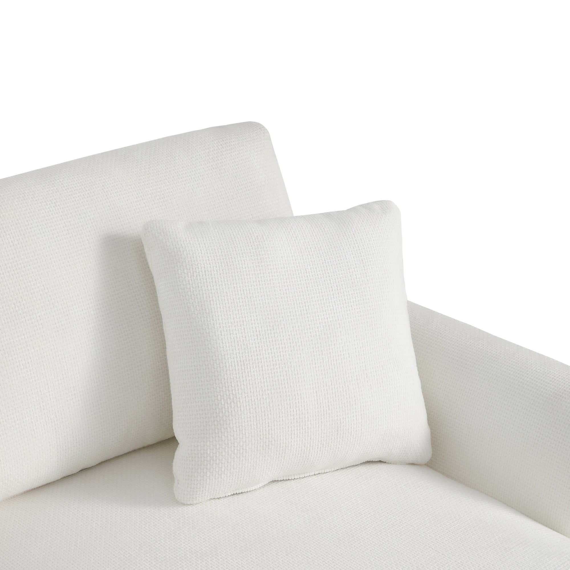 [VIDEO provided] [New] 119*55" Modern Oversized Sectional Sofa,L-shaped Luxury Couch Set with 2 Free pillows,5-seat Chenille Indoor Furniture with Chaise for Living Room,Apartment,Office,2 Colors