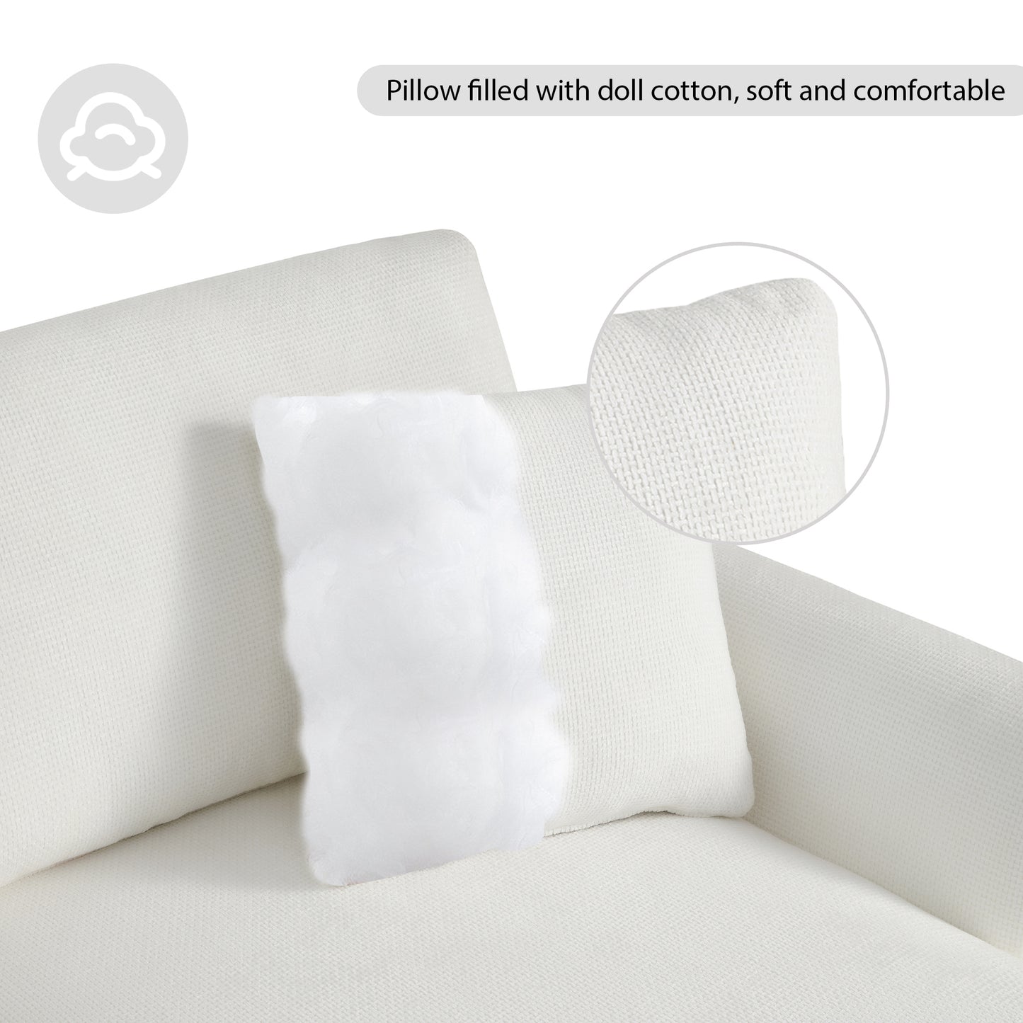 [VIDEO provided] [New] 119*55" Modern Oversized Sectional Sofa,L-shaped Luxury Couch Set with 2 Free pillows,5-seat Chenille Indoor Furniture with Chaise for Living Room,Apartment,Office,2 Colors