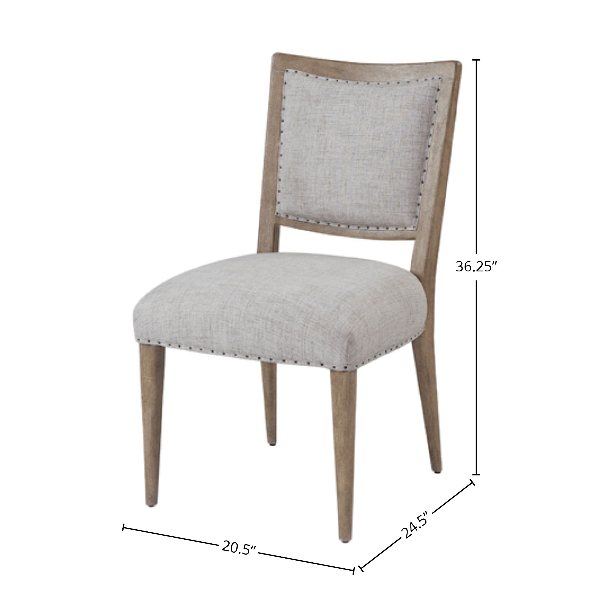 Oversized Side Dining Chair Set of 2