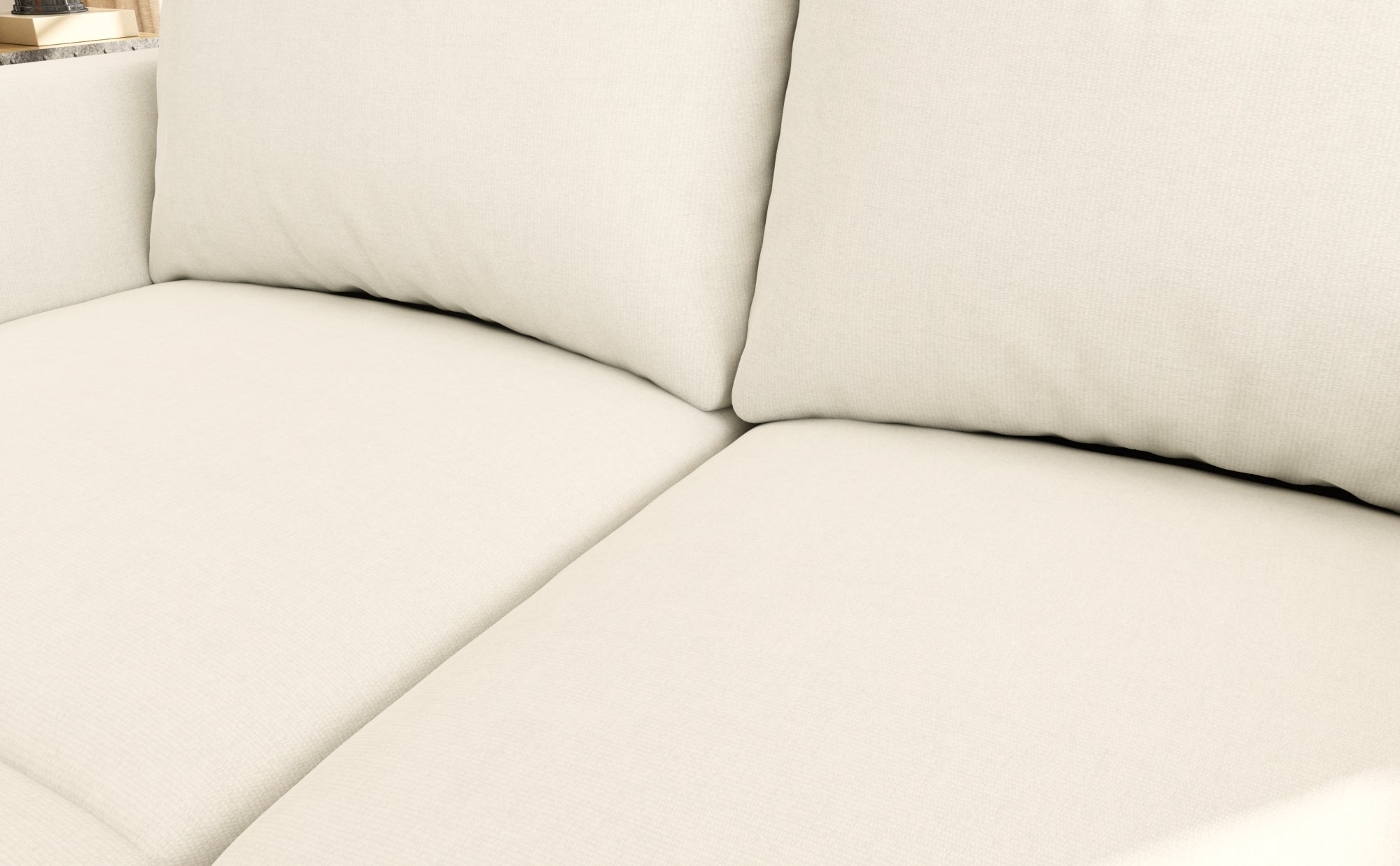 Modern Oversized Sectional Sofa, U-Shape Modular Sectional Couch w/ Storage, 123 Convertible Sofa w/ Ottomans, 6-Seater Sectional Chaise for Living Room, White Chenille