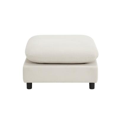 130 in. oversize 5-Piece L Shaped Modular Free Combination Sectional Sofa Couch with Ottoman for Living Room and Spacious Space Sectional Sofa