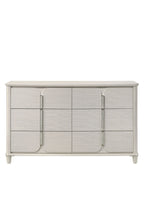 Laveda Pearl White Finish 6-Drawer Dresser Dresser