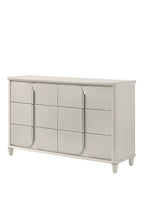 Laveda Pearl White Finish 6-Drawer Dresser Dresser