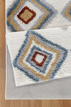 Loft Shag GC_CZY1006 Ivory 5 ft. 3 in. x 7 ft. Shaggy Area Rug