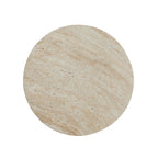 Porto Outdoor Club Chair And Concrete Travertine Side Table, Teak+Beige Outdoor Chairs