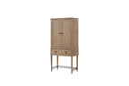 Bar Cabinet in Sand Colored Finish