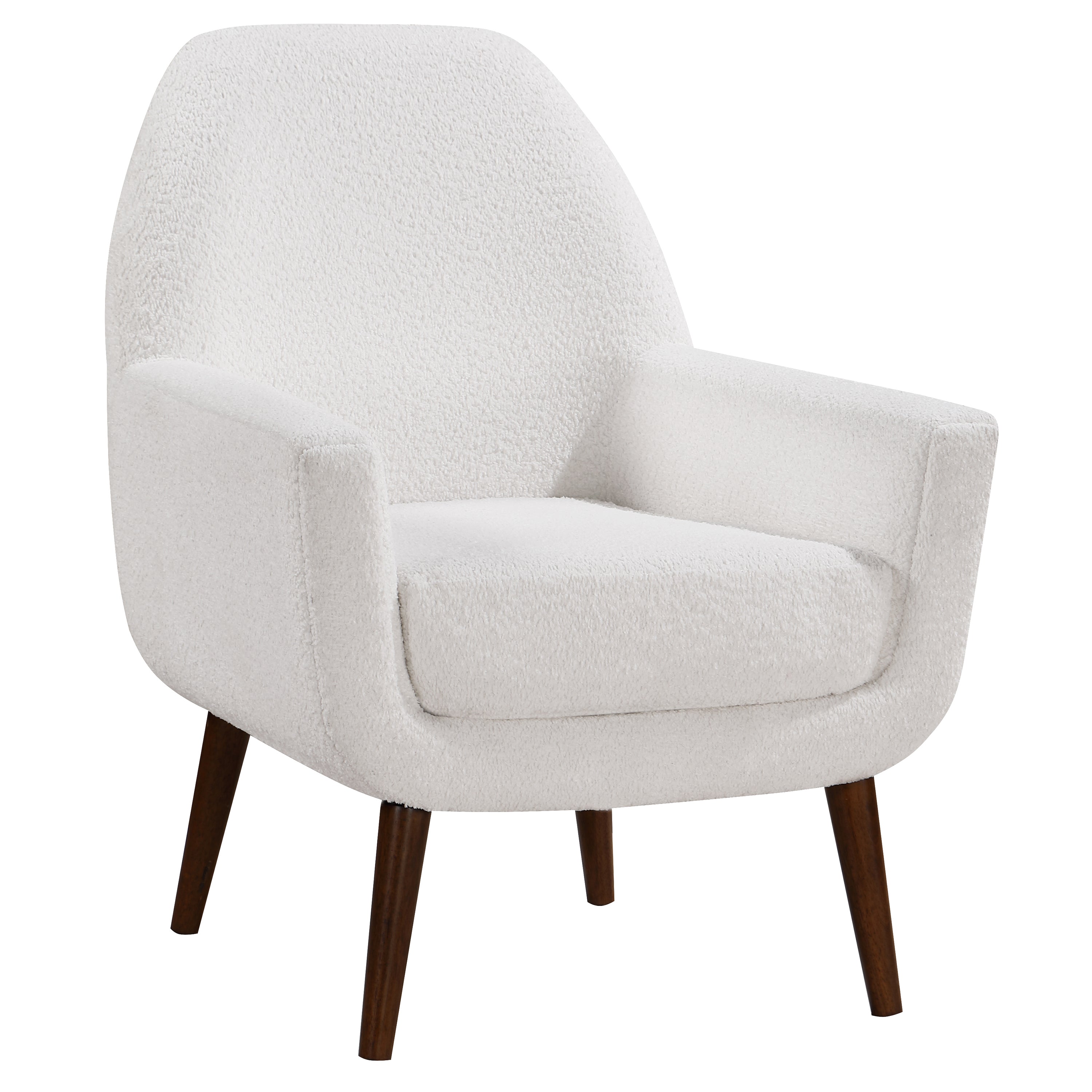Prince Mid-Century Boucle Arm Chair