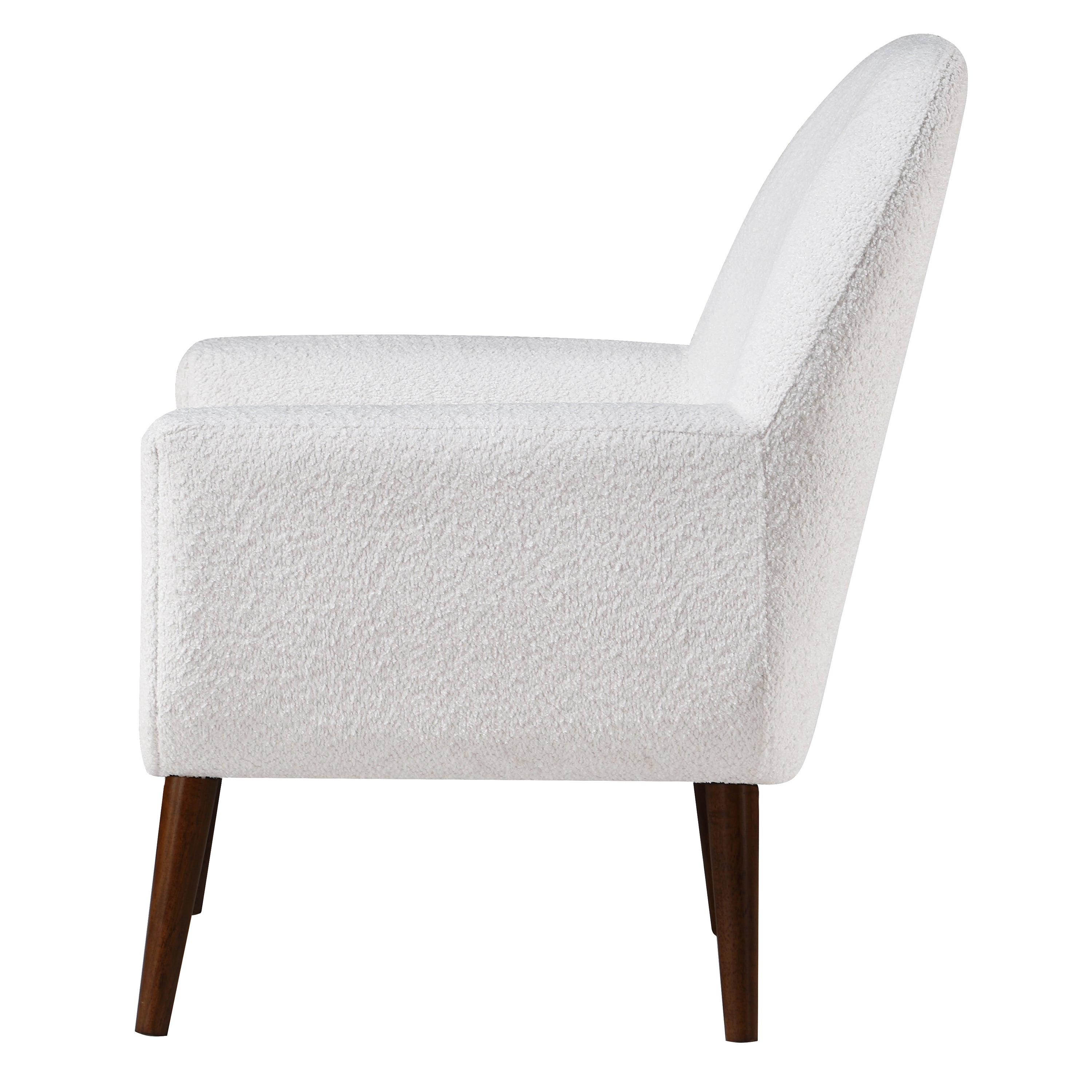 Prince Mid-Century Boucle Arm Chair