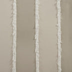 3 Piece Striped Cotton Duvet Cover Set