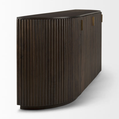 Terra Wood Fluted Sideboard