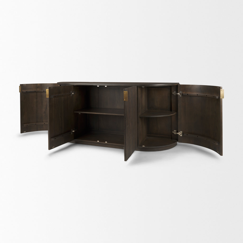 Terra Wood Fluted Sideboard