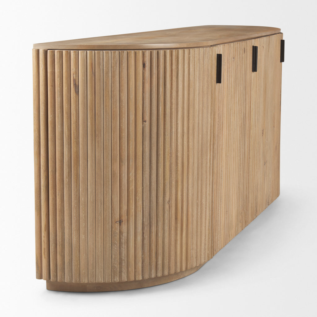 Terra Wood Fluted Sideboard