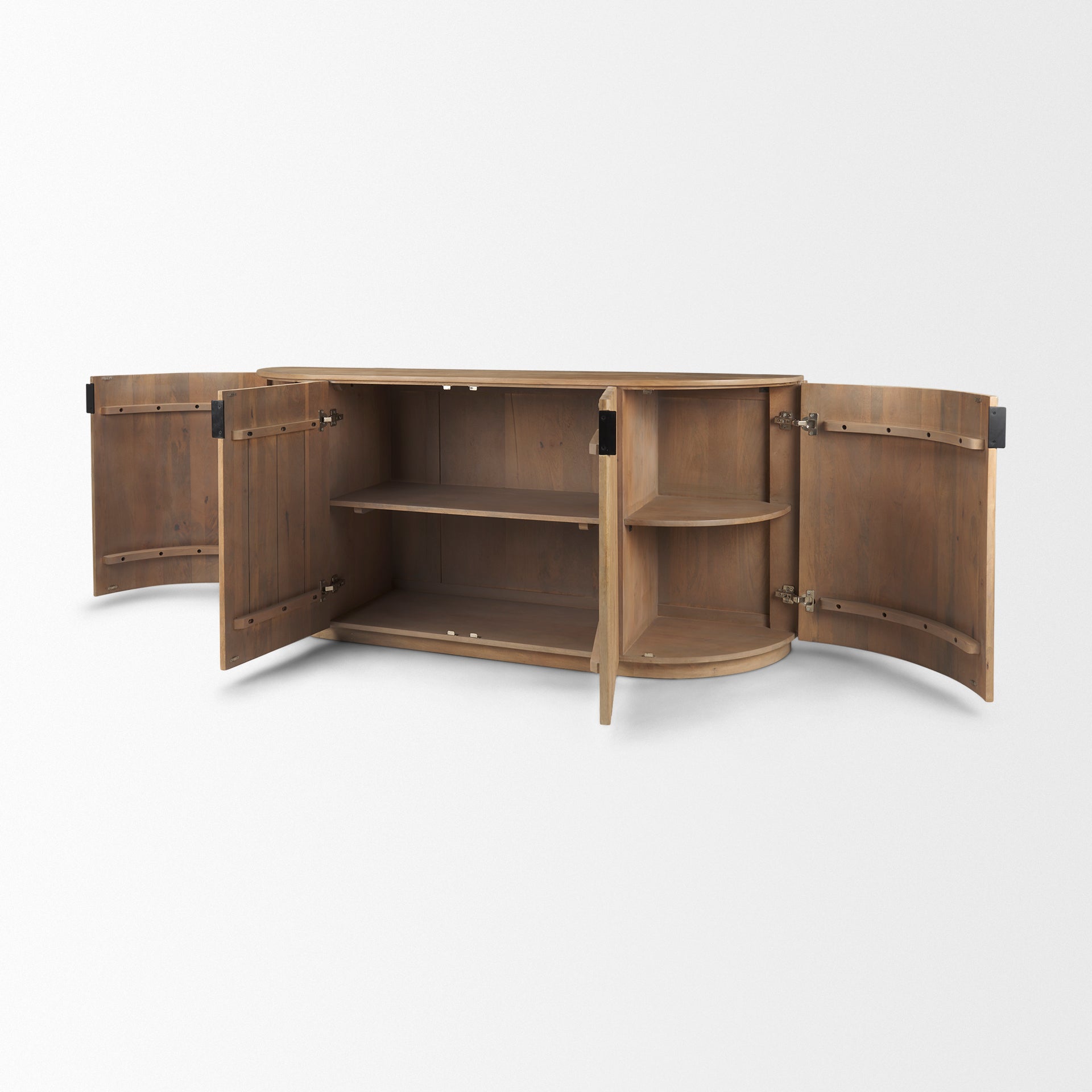 Terra Wood Fluted Sideboard