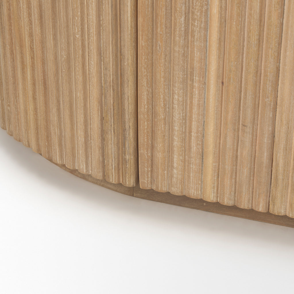 Terra Wood Fluted Sideboard