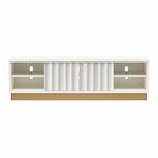 Rene Modern Scalloped TV Stand for TVs up to 65' Media Console