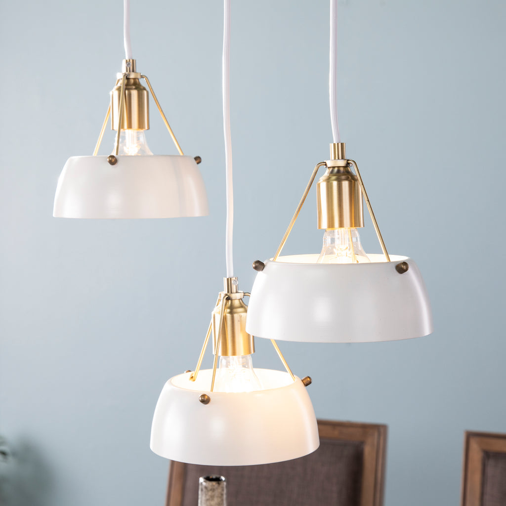 Renmarco Contemporary 3-Light Cluster Pendant