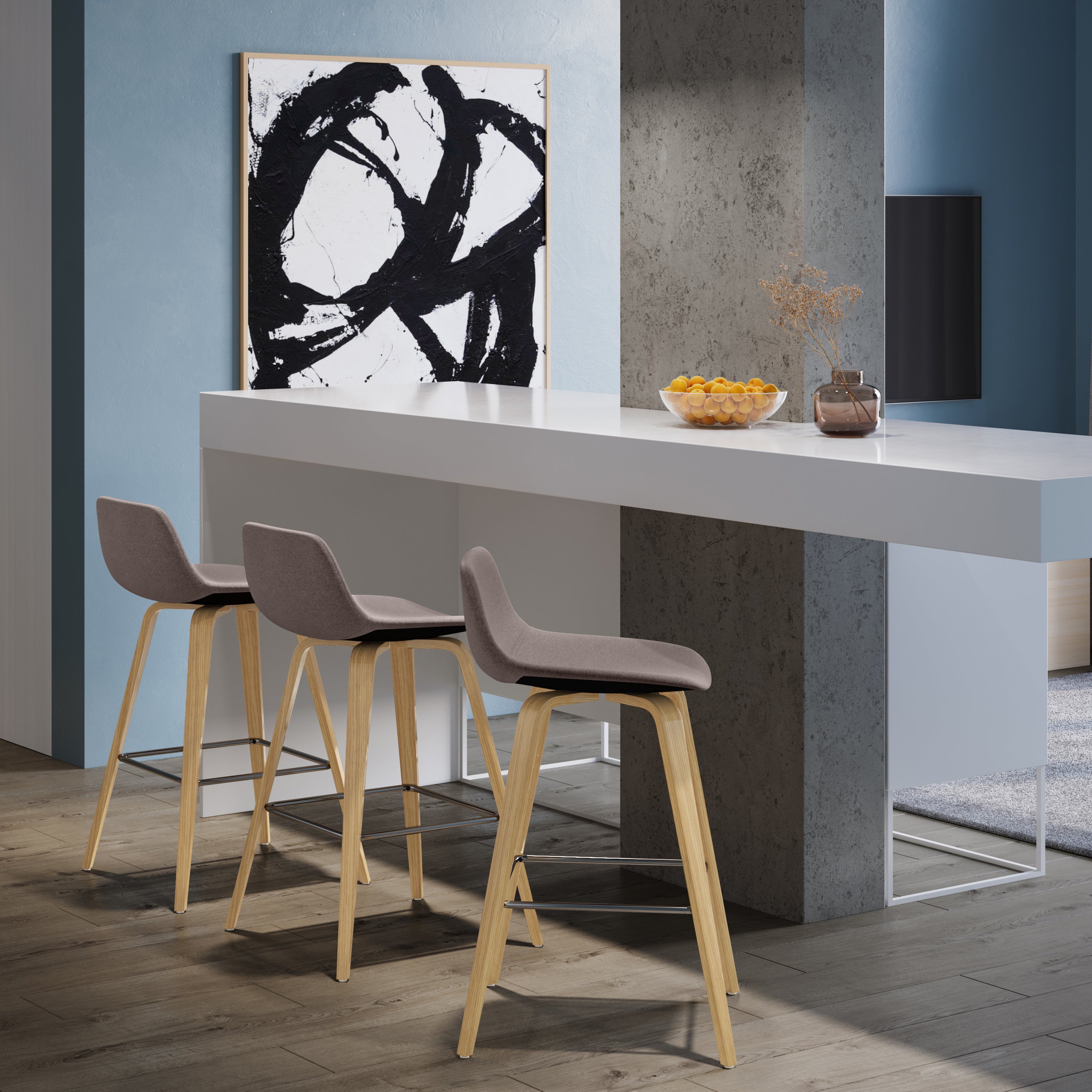 Harvard Bentwood Counter/ Bar Height Stool (Set of 2)