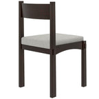 Retro Solid Wood 7-Piece Dining Set for 6 in Espresso.