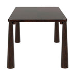 Retro Solid Wood 7-Piece Dining Set for 6 in Espresso.