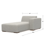 Rex Right Chaise Sofa Module