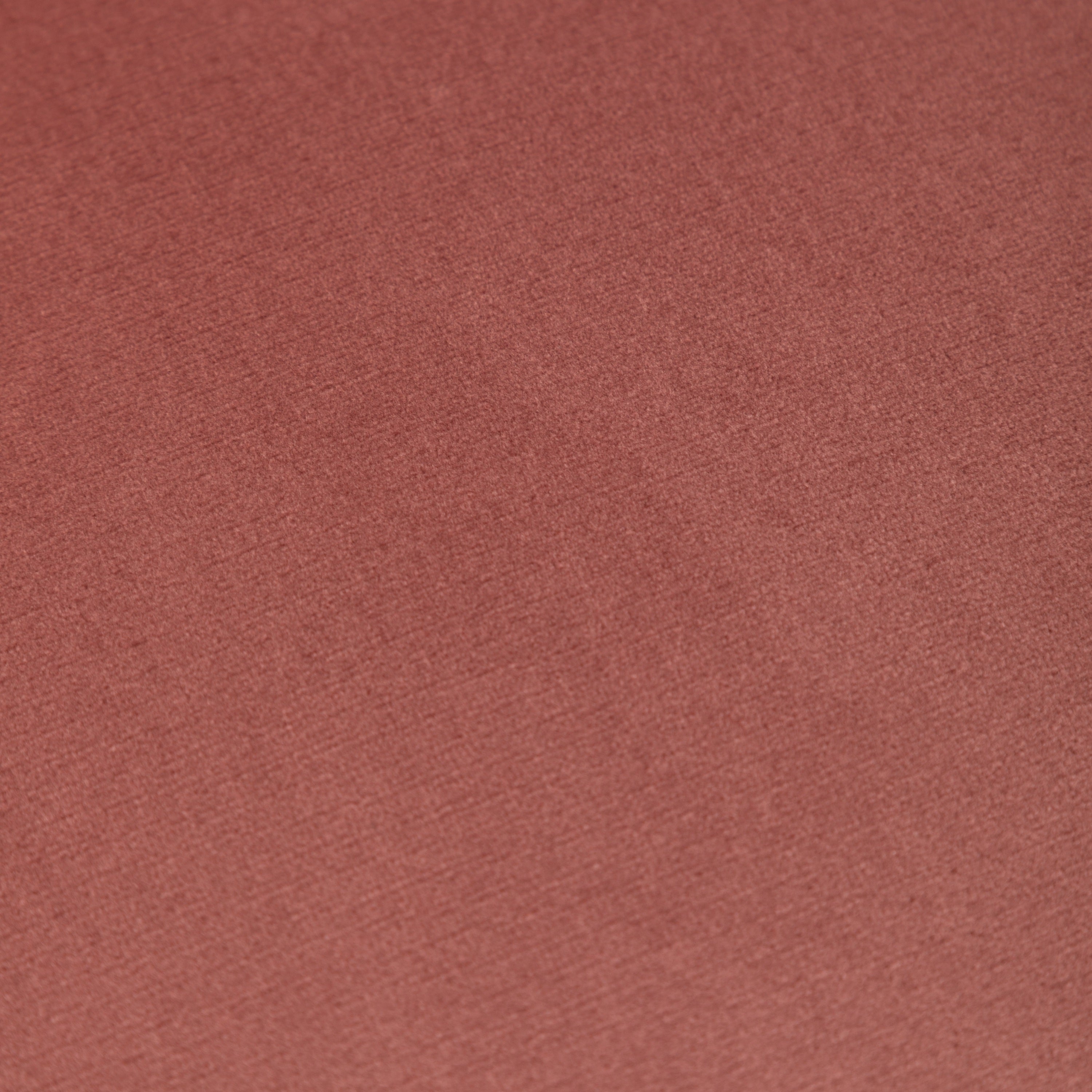 Accent Chair with Velvet Upholstery and Solid Wood Frame, Classic Mid-Century Modern Living Room Furniture for Extra Seating, Rose