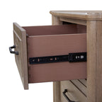 Roseclift Wood Breakfront Dresser Dresser