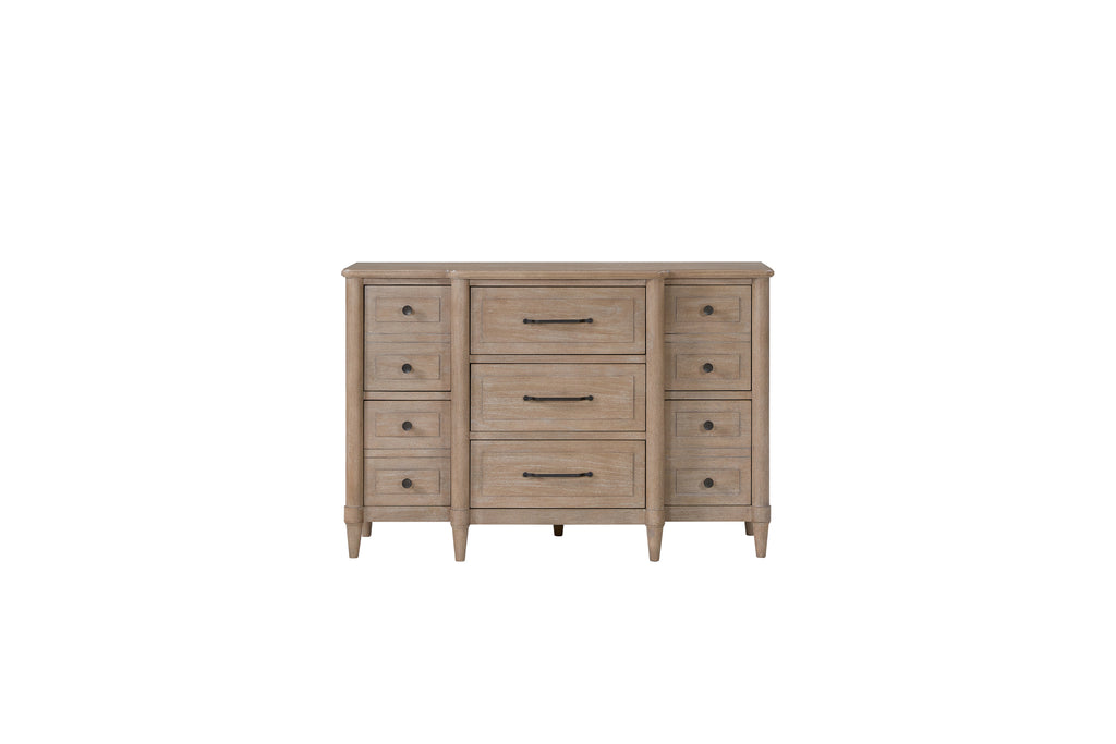 Roseclift Wood Breakfront Dresser Dresser