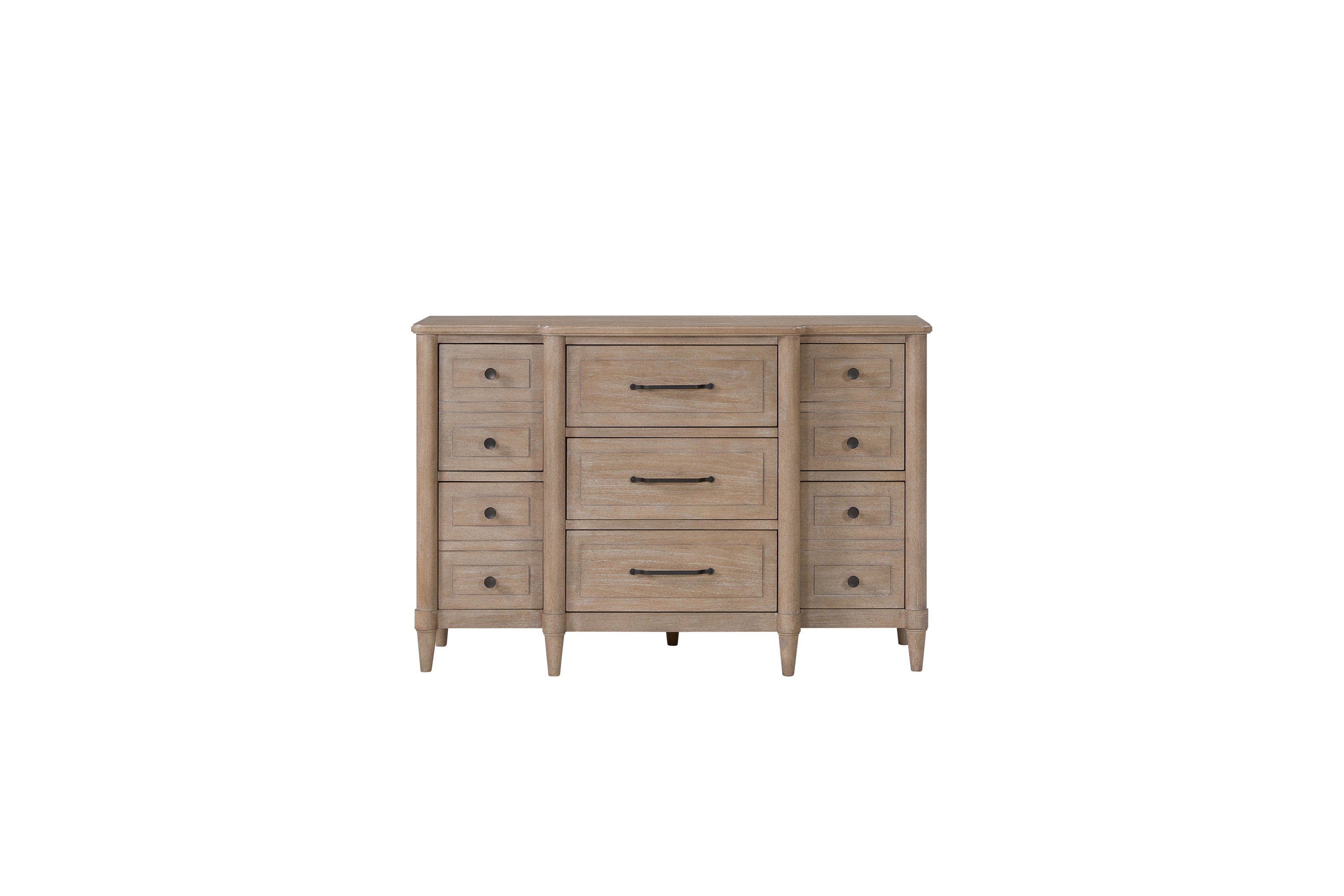 Roseclift Wood Breakfront Dresser Dresser