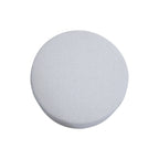 Round Coffee Table, Boucle Upholstered End Table, Functions as Side Table, Ottoman, and Seat for Living Room, Bedroom, Entryway, Office