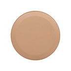 Mode 18' Leatherette Round C-Shaped Sofa Side Table, Saddle Brown Faux Leather