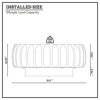 Round Solid Wood Carved Coffee Table with Elegant Sculptural Design Coffee Table
