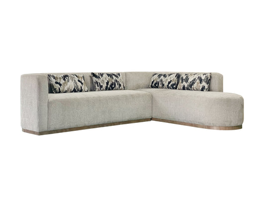 Sofa - Royal Flax and Chaise Loveset - Royal Flax - Combo 2 PC Sectional Sofa