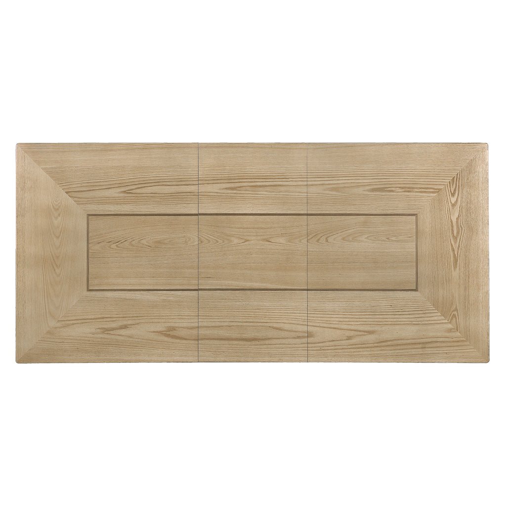 7PCs Extendable Dining Table Set, Farmhouse Extendable Table with 18' Move Leaf, 78' Rustic Wooden Kitchen Table and 6PCs Upholstered Chairs, Expanding Dining Room Table Set Dining Table Set