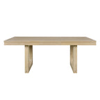 7PCs Extendable Dining Table Set, Farmhouse Extendable Table with 18' Move Leaf, 78' Rustic Wooden Kitchen Table and 6PCs Upholstered Chairs, Expanding Dining Room Table Set Dining Table Set