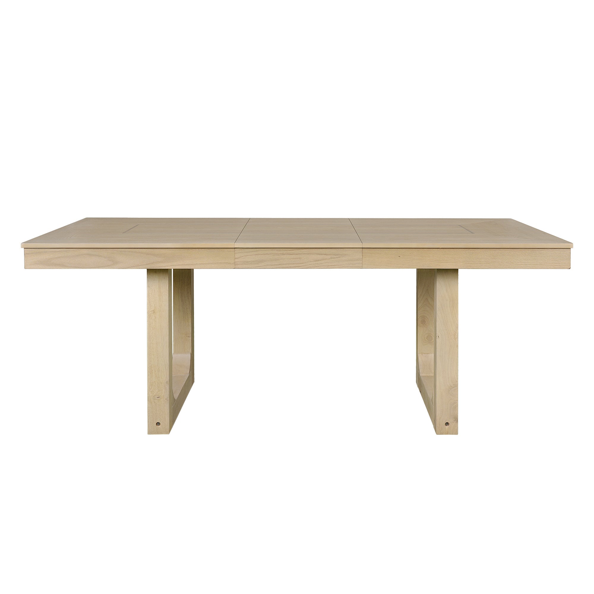 7PCs Extendable Dining Table Set, Farmhouse Extendable Table with 18' Move Leaf, 78' Rustic Wooden Kitchen Table and 6PCs Upholstered Chairs, Expanding Dining Room Table Set Dining Table Set