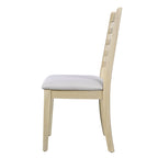 7PCs Extendable Dining Table Set, Farmhouse Extendable Table with 18' Move Leaf, 78' Rustic Wooden Kitchen Table and 6PCs Upholstered Chairs, Expanding Dining Room Table Set Dining Table Set