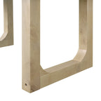 7PCs Extendable Dining Table Set, Farmhouse Extendable Table with 18' Move Leaf, 78' Rustic Wooden Kitchen Table and 6PCs Upholstered Chairs, Expanding Dining Room Table Set Dining Table Set