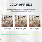 7PCs Extendable Dining Table Set, Farmhouse Extendable Table with 18' Move Leaf, 78' Rustic Wooden Kitchen Table and 6PCs Upholstered Chairs, Expanding Dining Room Table Set Dining Table Set